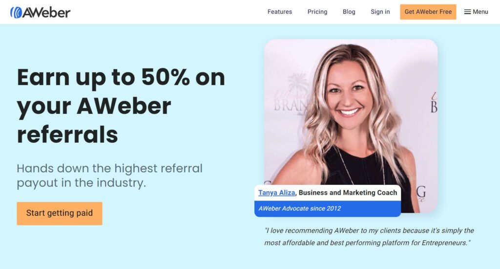 Aweber Affiliate Program