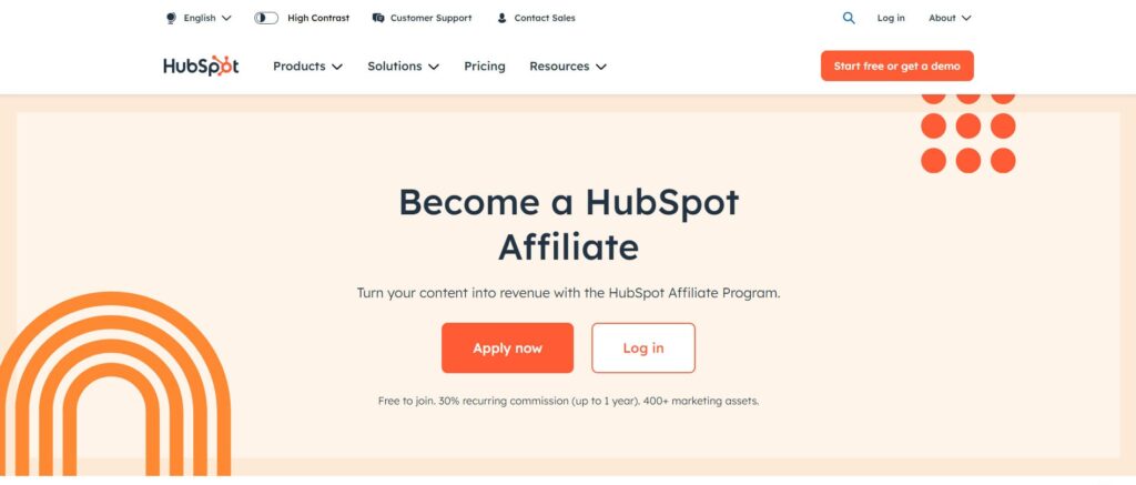 HubSpot Affiliate Program